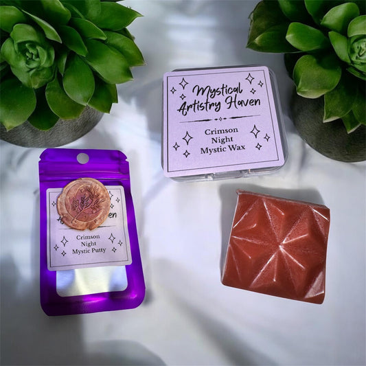 Crimson Night Mystic Wax + Putty Bundle
