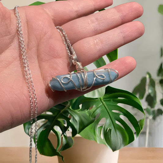 Wire Wrapped Trolleite Necklace